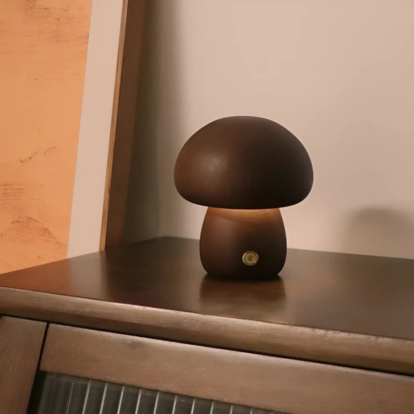 Lampe de Chevet en Bois de Hêtre - Interrupteur Tactile et USB pour Chambre