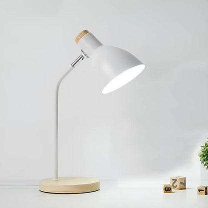 Lampe de bureau nordique en bois pour chambre