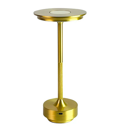 Lampe pilier métallique LED tactile pour chambre