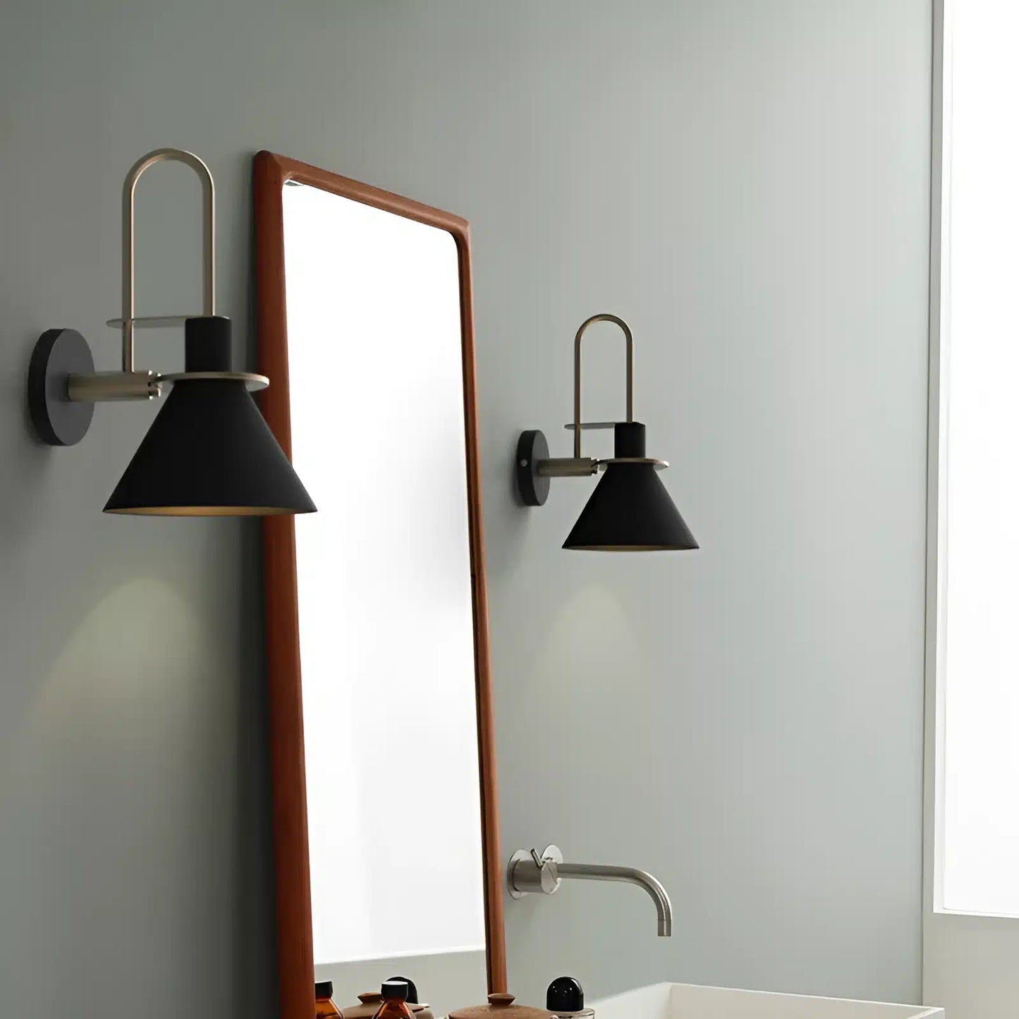 Luminaire Applique Murale en Métal - Style Industriel et Nordique pour Intérieur