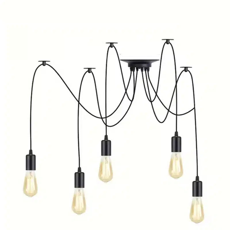 Plafonnier Araignée Réglable Style Loft Moderne