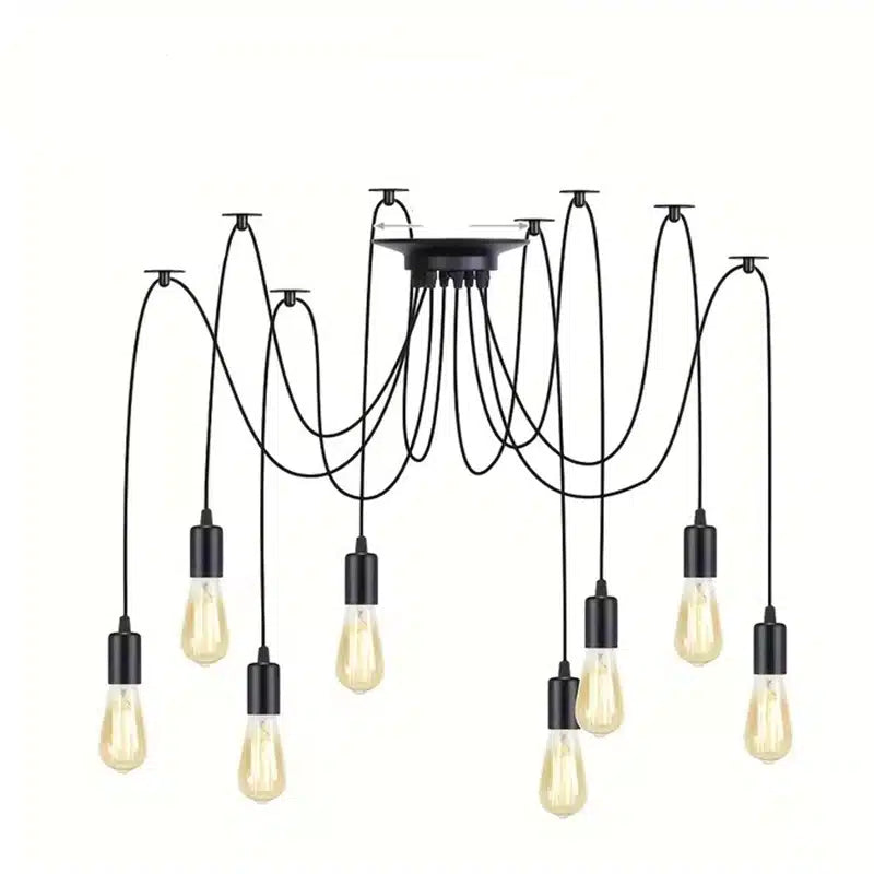 Plafonnier Araignée Réglable Style Loft Moderne