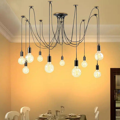 Plafonnier Araignée Réglable Style Loft Moderne