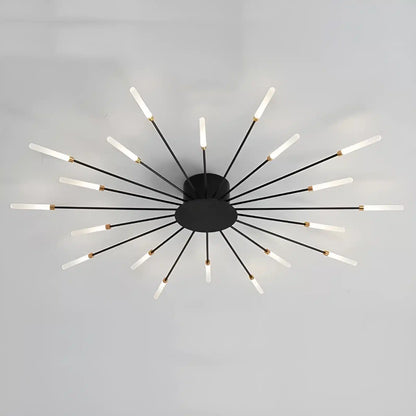 Plafonnier LED Moderne Effet Feux d'Artifice pour Salon
