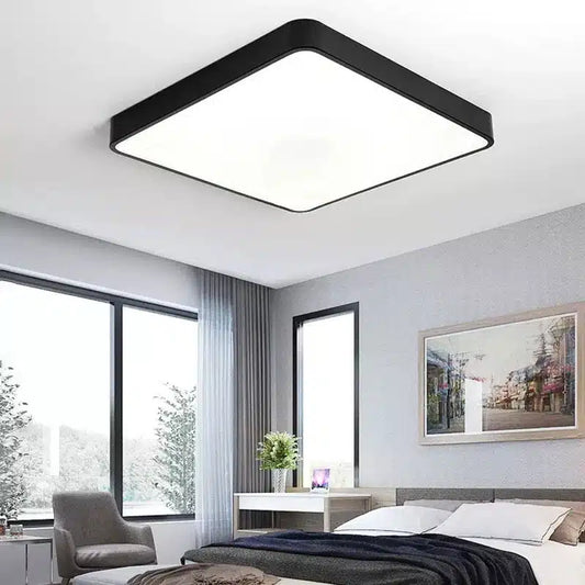 Plafonnier LED Design Moderne carré et rectangulaire en différentes tailles