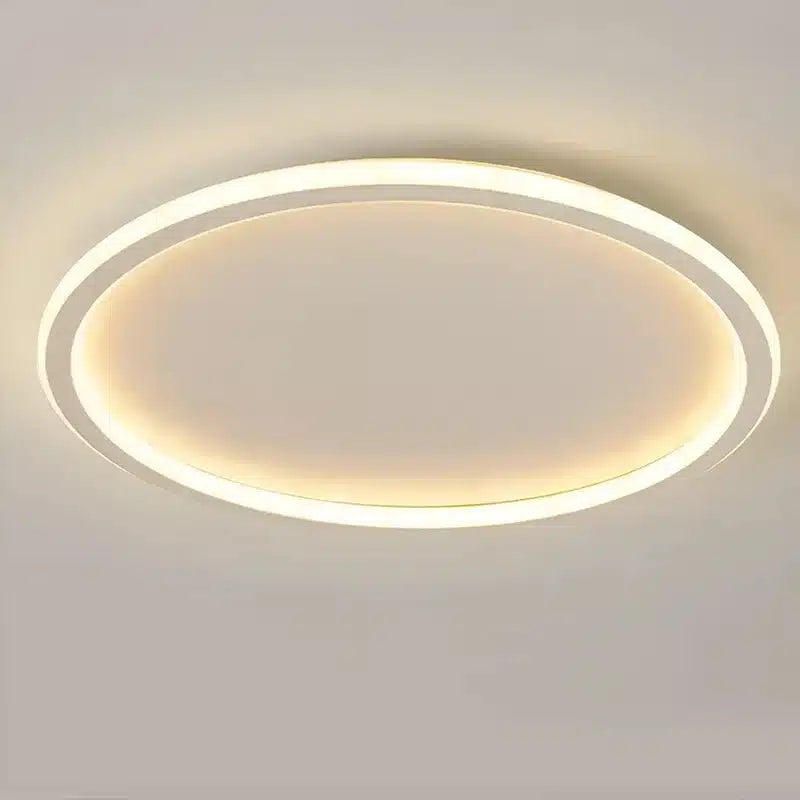 Plafonnier LED Rond et Simple au Design Nordique avec Lumière dimmable en différentes tailles