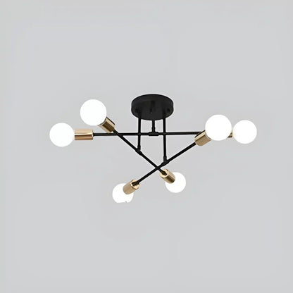 Plafonnier LED Suspension pour Salon 4 ou 6 Ampoules