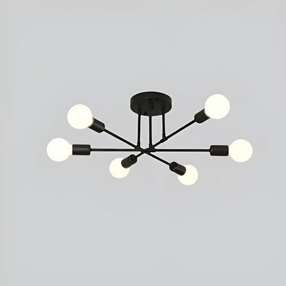 Plafonnier LED Suspension pour Salon 4 ou 6 Ampoules