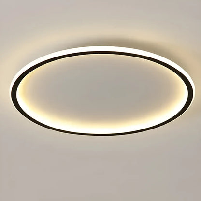 Plafonnier LED arc de lumière avec télécommande pour salon