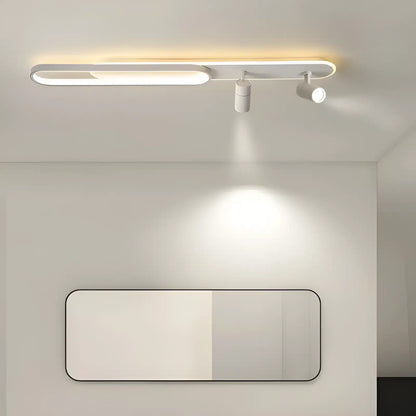 Plafonnier LED au Design Moderne 2 ampoules en plusieurs tailles pour Salon