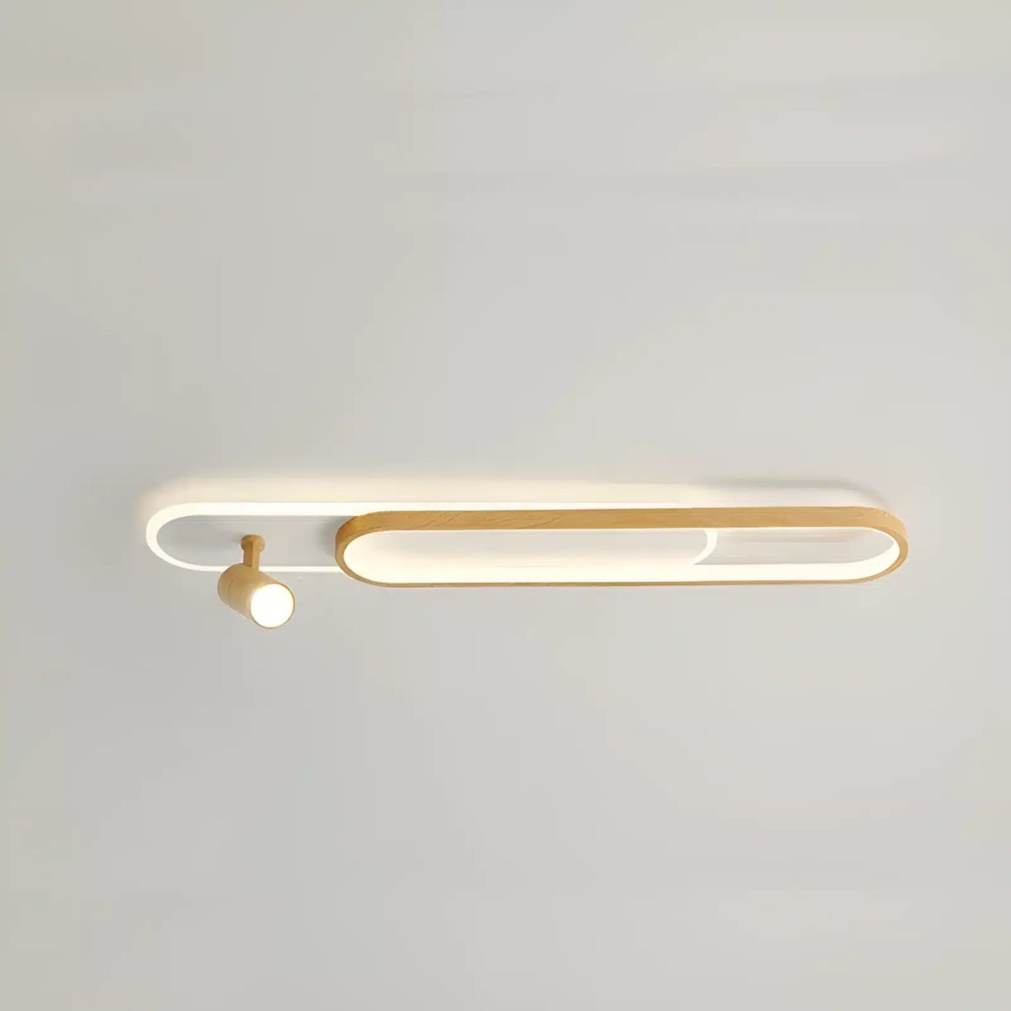 Plafonnier LED au Design Moderne 1 ampoule en plusieurs tailles pour Salon