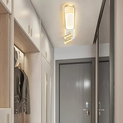 Plafonnier LED au Design Moderne 2 ampoules en plusieurs tailles pour Salon