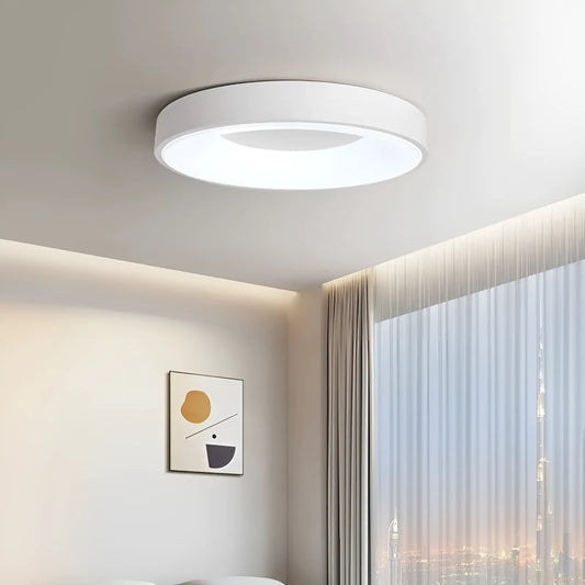 Plafonnier LED en forme d'anneau pour salon