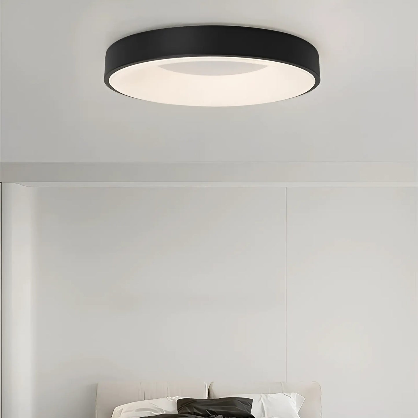 Plafonnier LED en forme d'anneau pour salon