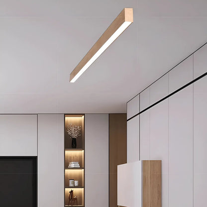 Plafonnier LED en forme de bande lumineuse pour salon