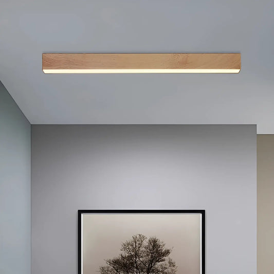 Plafonnier LED en forme de bande lumineuse pour salon