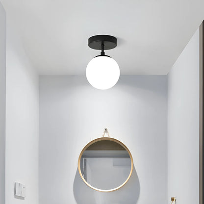 Plafonnier LED en forme de boule lumineuse pour salon