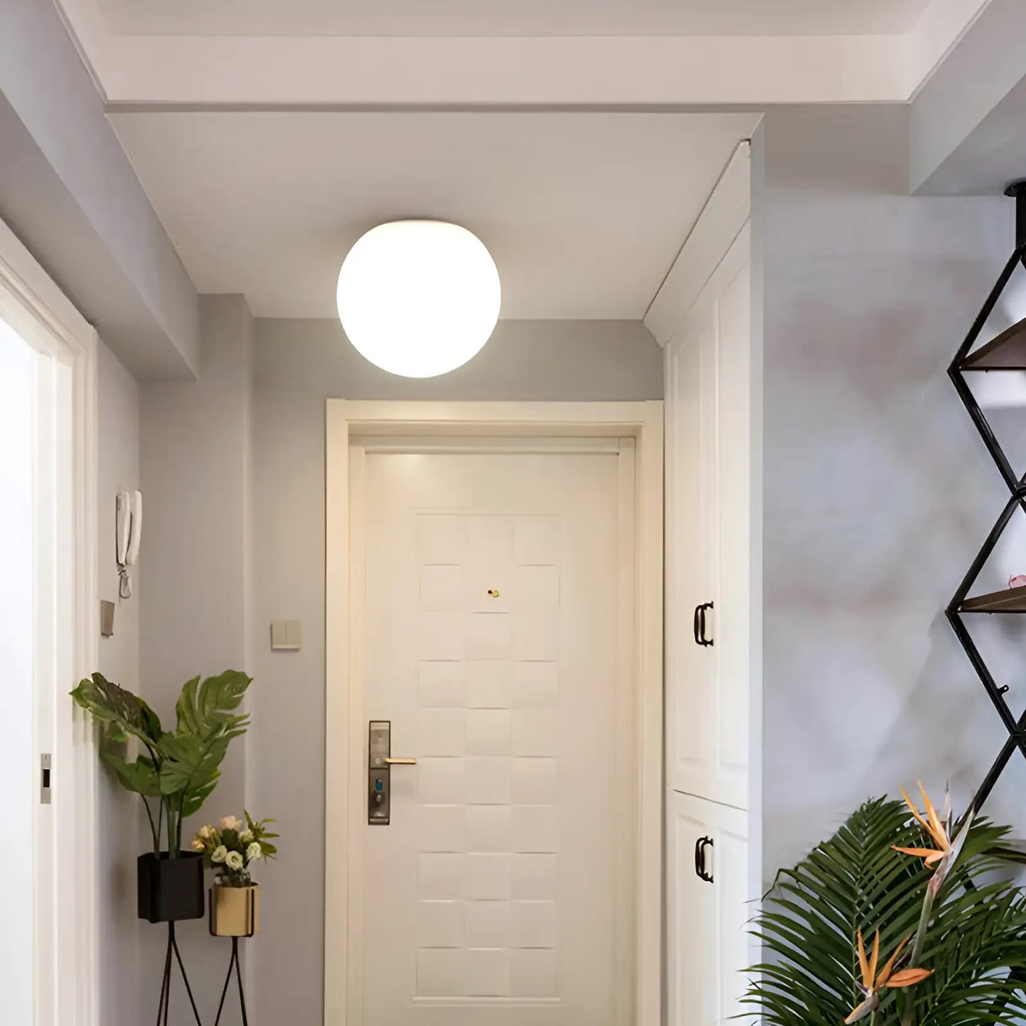 Plafonnier LED en forme de bulle de lumière pour salon