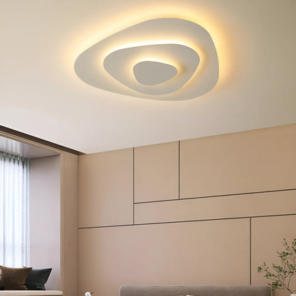 Plafonnier LED en forme de série d'éclats asymétriques pour chambre