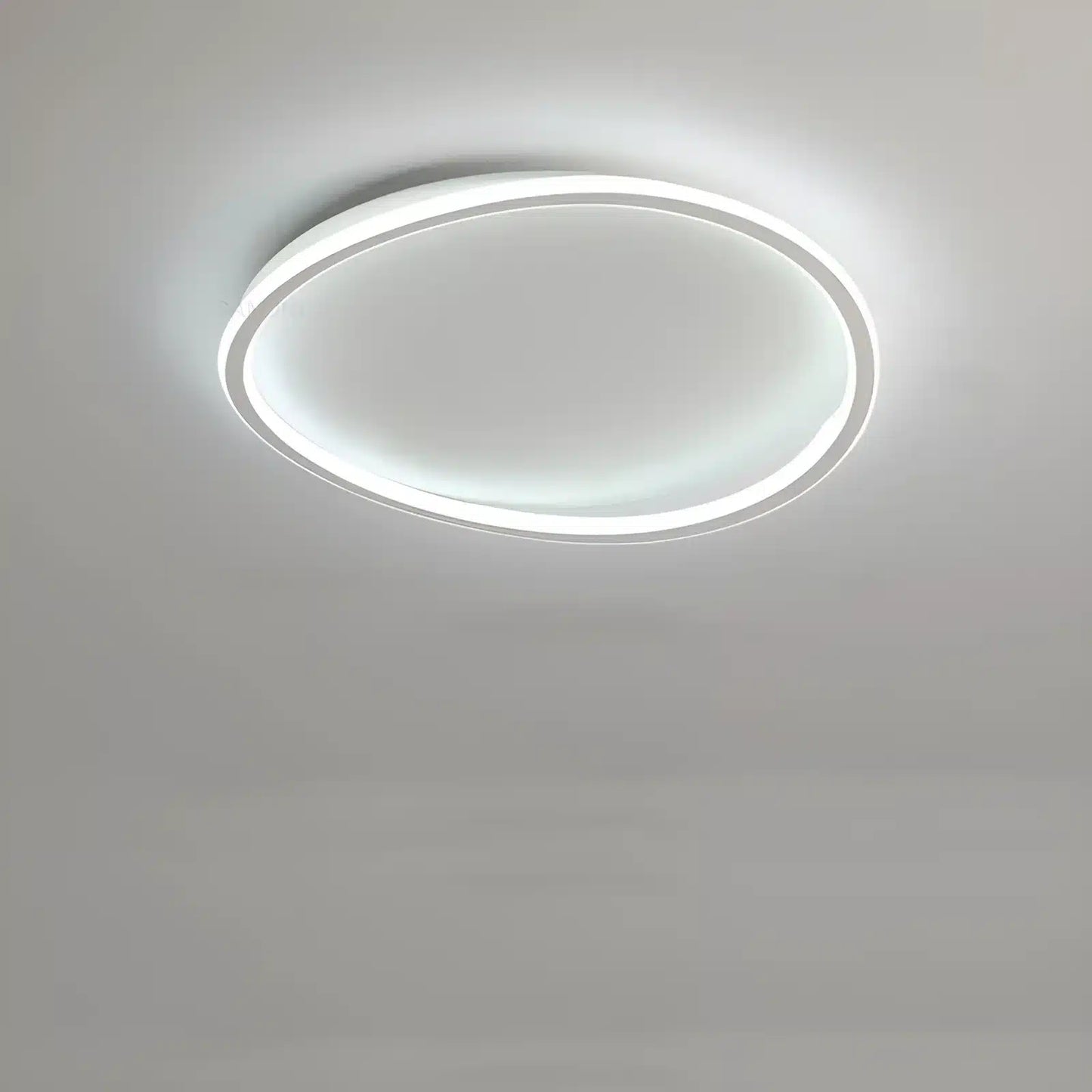 Plafonnier LED halo ovale pour salon