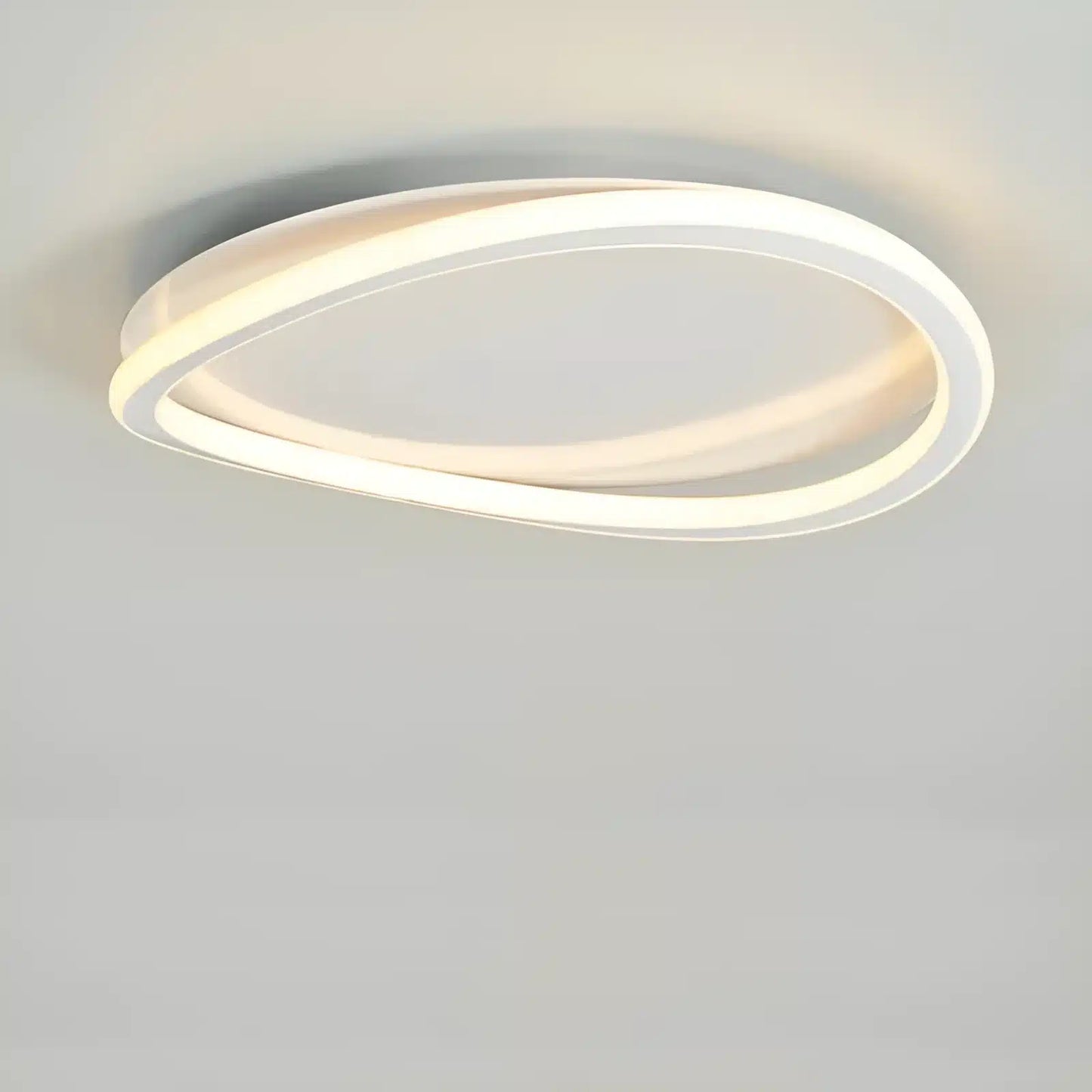 Plafonnier LED halo ovale pour salon