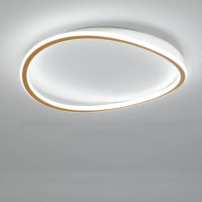 Plafonnier LED halo ovale pour salon