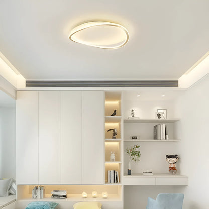 Plafonnier LED halo ovale pour salon