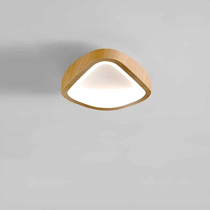 Plafonnier LED nordique en forme de triangle arrondi pour salon