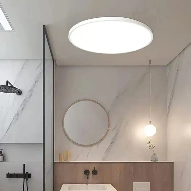 Plafonnier Rond LED Décoratif Moderne pour Salon