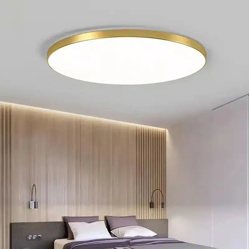 Plafonnier Rond LED Décoratif Moderne pour Salon