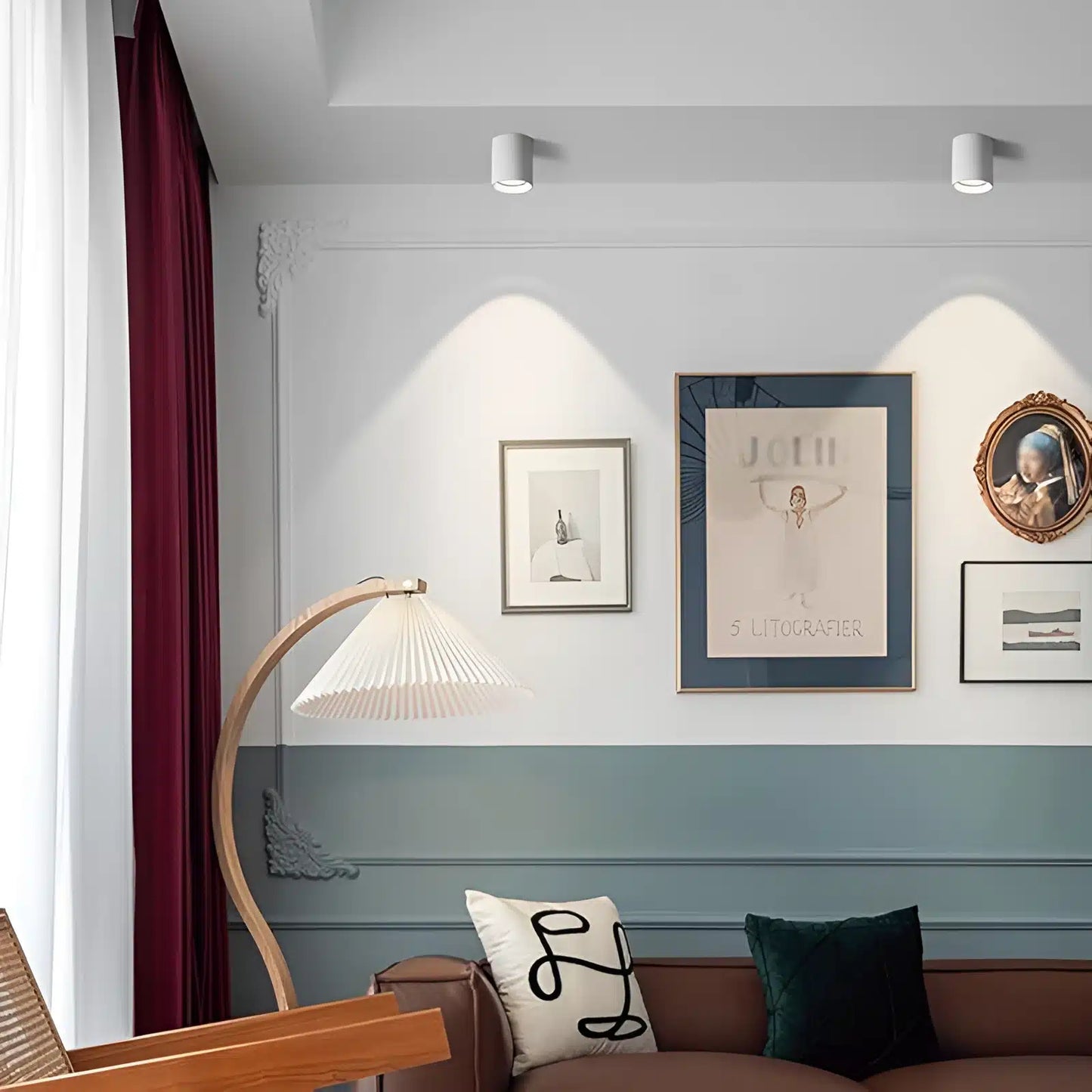 Spot LED Pliable en Aluminium - Éclairage Intérieur à Intensité Réglable