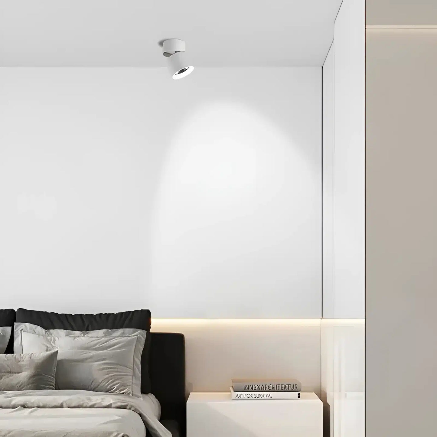 Spot LED Pliable en Aluminium - Éclairage Intérieur à Intensité Réglable