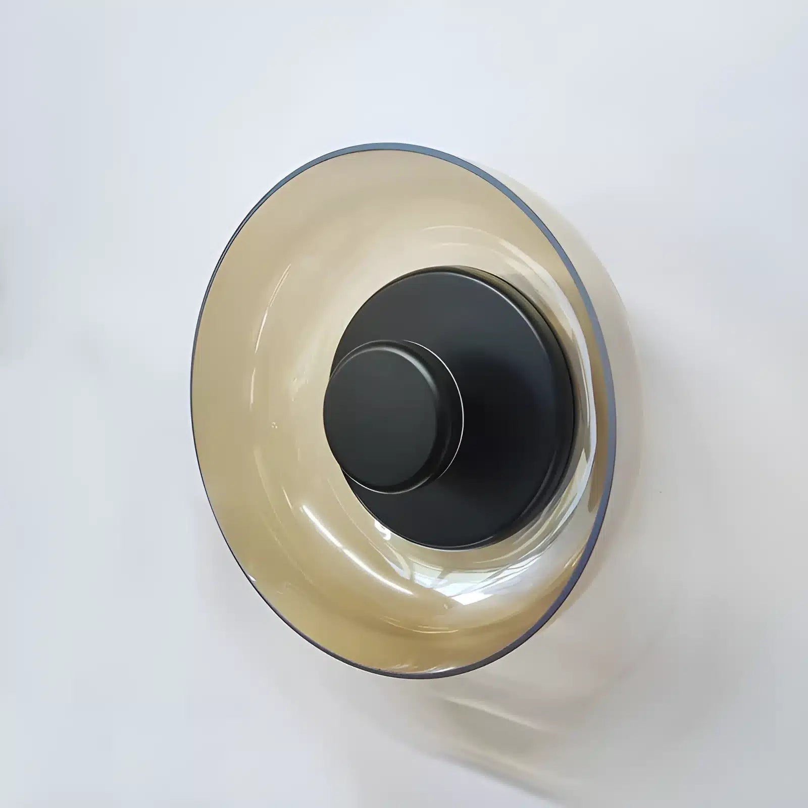 Applique Décorative en Verre Moderne pour Salon et Chambre - Luminenza - Noir Ambrée