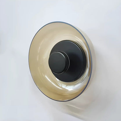 Applique Décorative en Verre Moderne pour Salon et Chambre - Luminenza - Noir Ambrée
