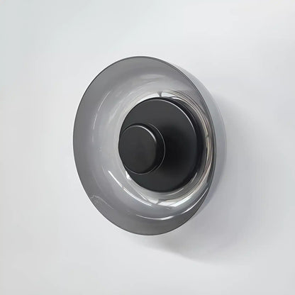 Applique Décorative en Verre Moderne pour Salon et Chambre - Luminenza - Smokey Grey