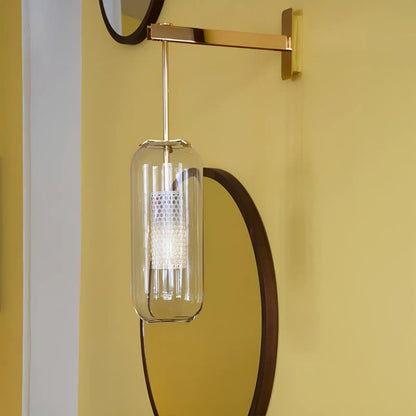 Applique LED Moderne en Verre - Design Nordique pour Éclairage de Salon - Luminenza - Noir