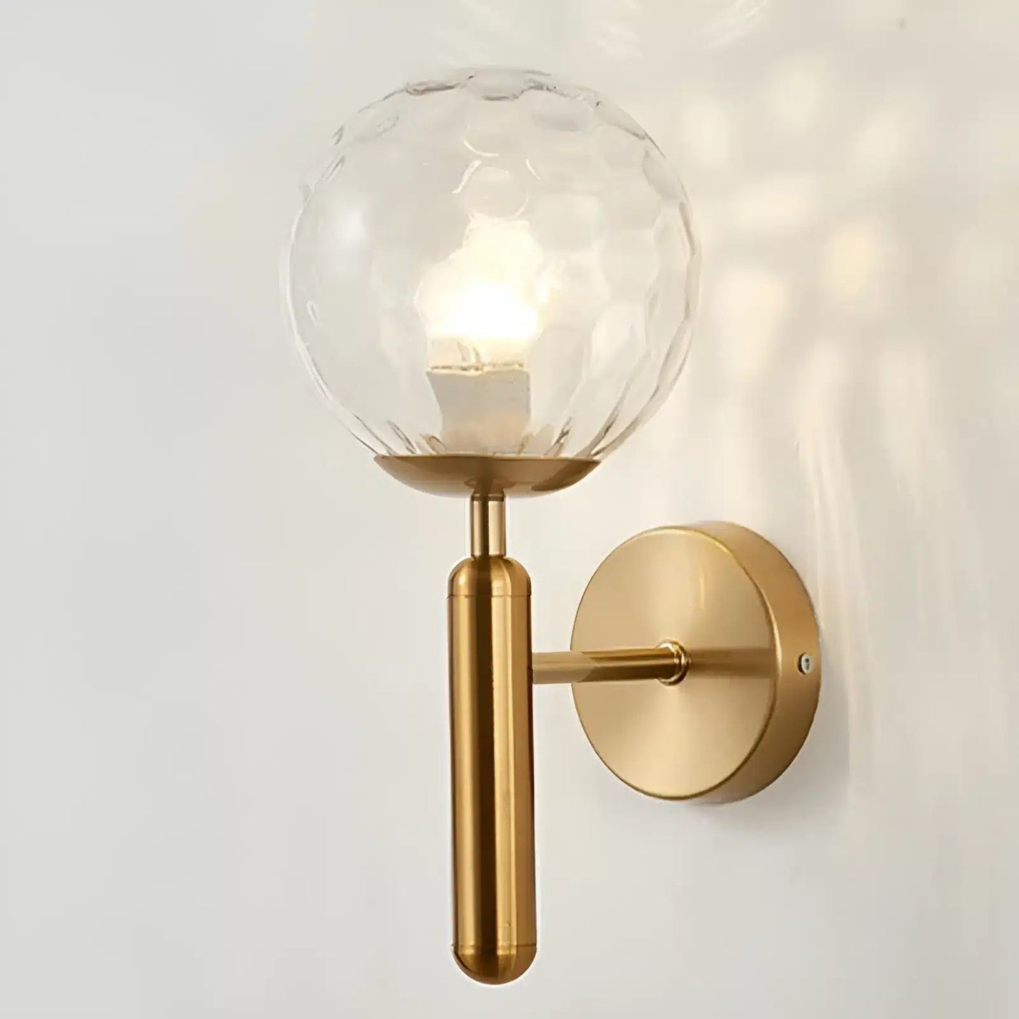 Applique Murale avec Globe Lumineux pour Chambre - Luminenza - Doré