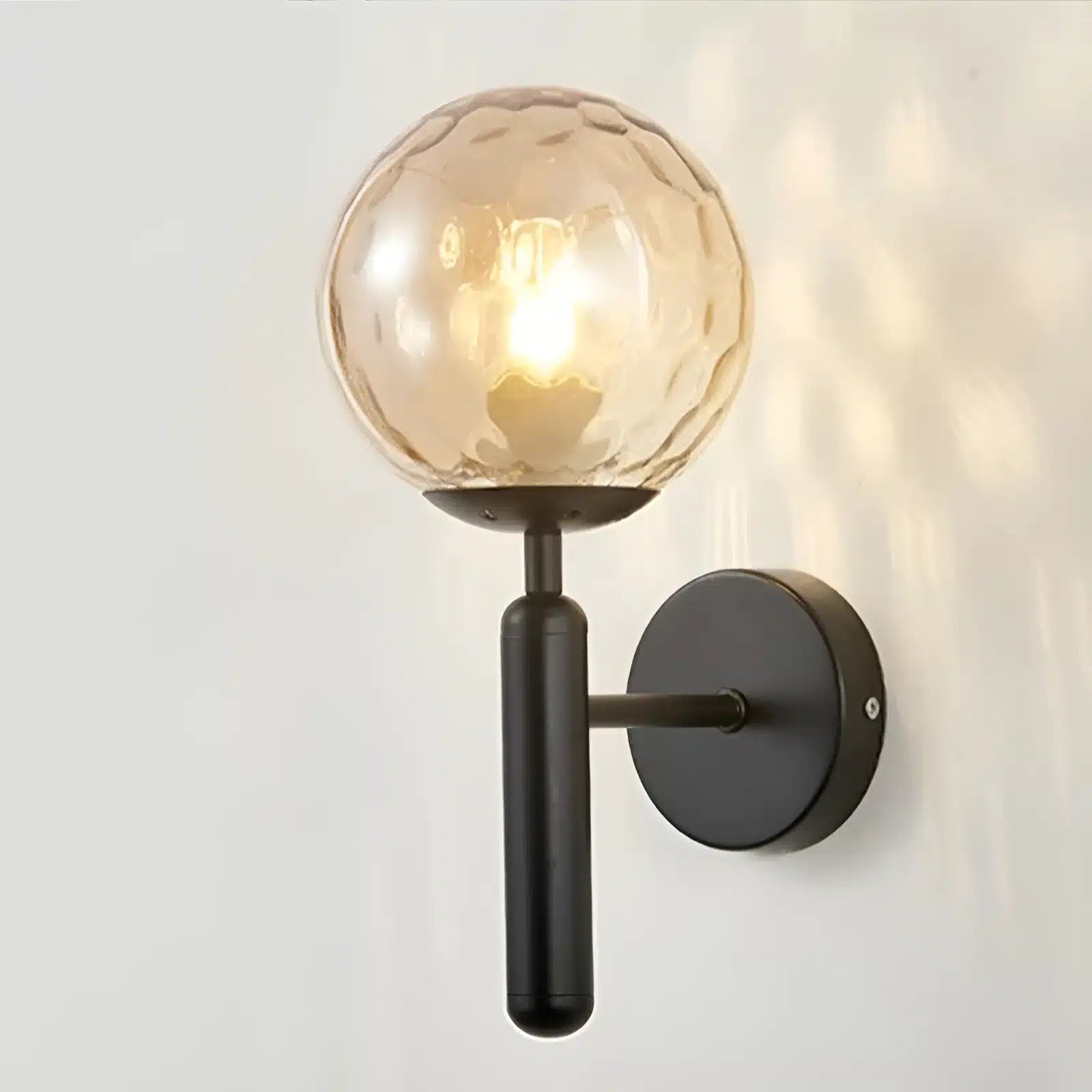 Applique Murale avec Globe Lumineux pour Chambre - Luminenza - Noir