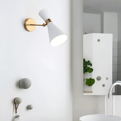 Applique murale en forme de sablier pour chambre - Luminenza - Blanc