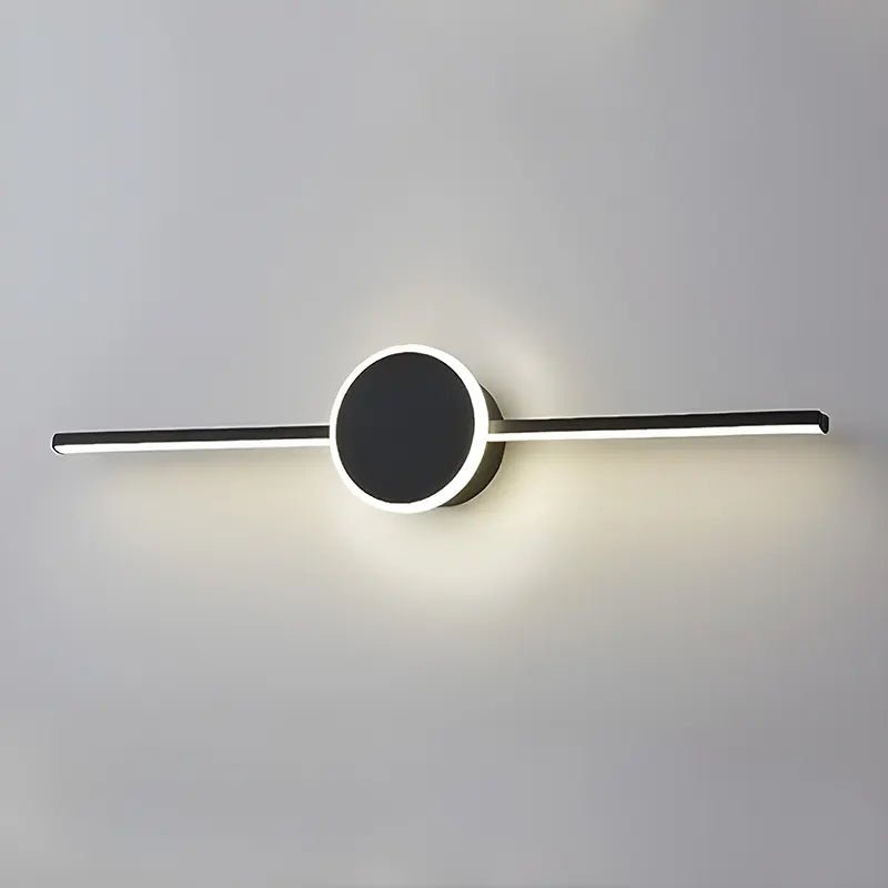 Applique Murale LED 3 Couleurs Style Rond - Luminenza - Noir