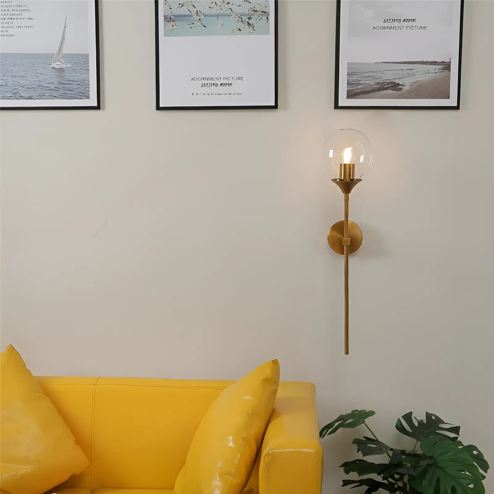 Applique Murale LED Décoratif Moderne à Bras Long - Luminenza - Transparent