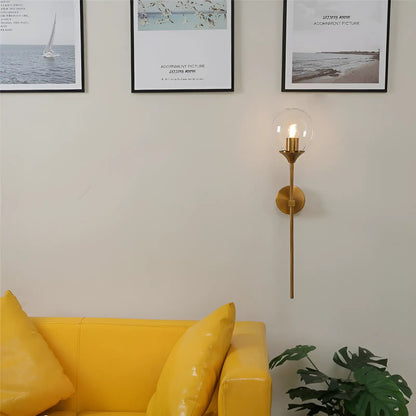 Applique Murale LED Décoratif Moderne à Bras Long - Luminenza - Transparent