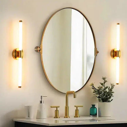 Applique Murale LED Décorative à Double Abat - Jour - Luminenza - Doré