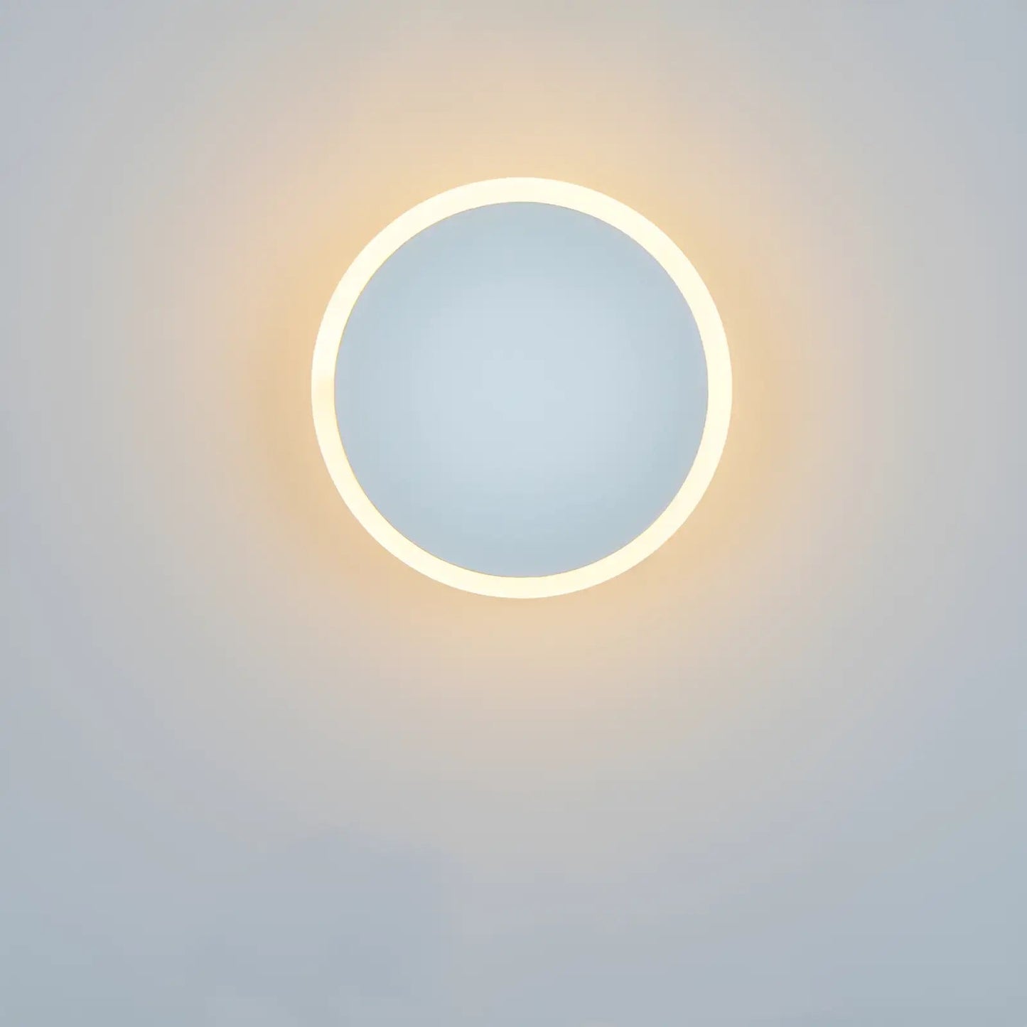 Applique murale LED effet éclipse pour chambre - Luminenza - Blanc