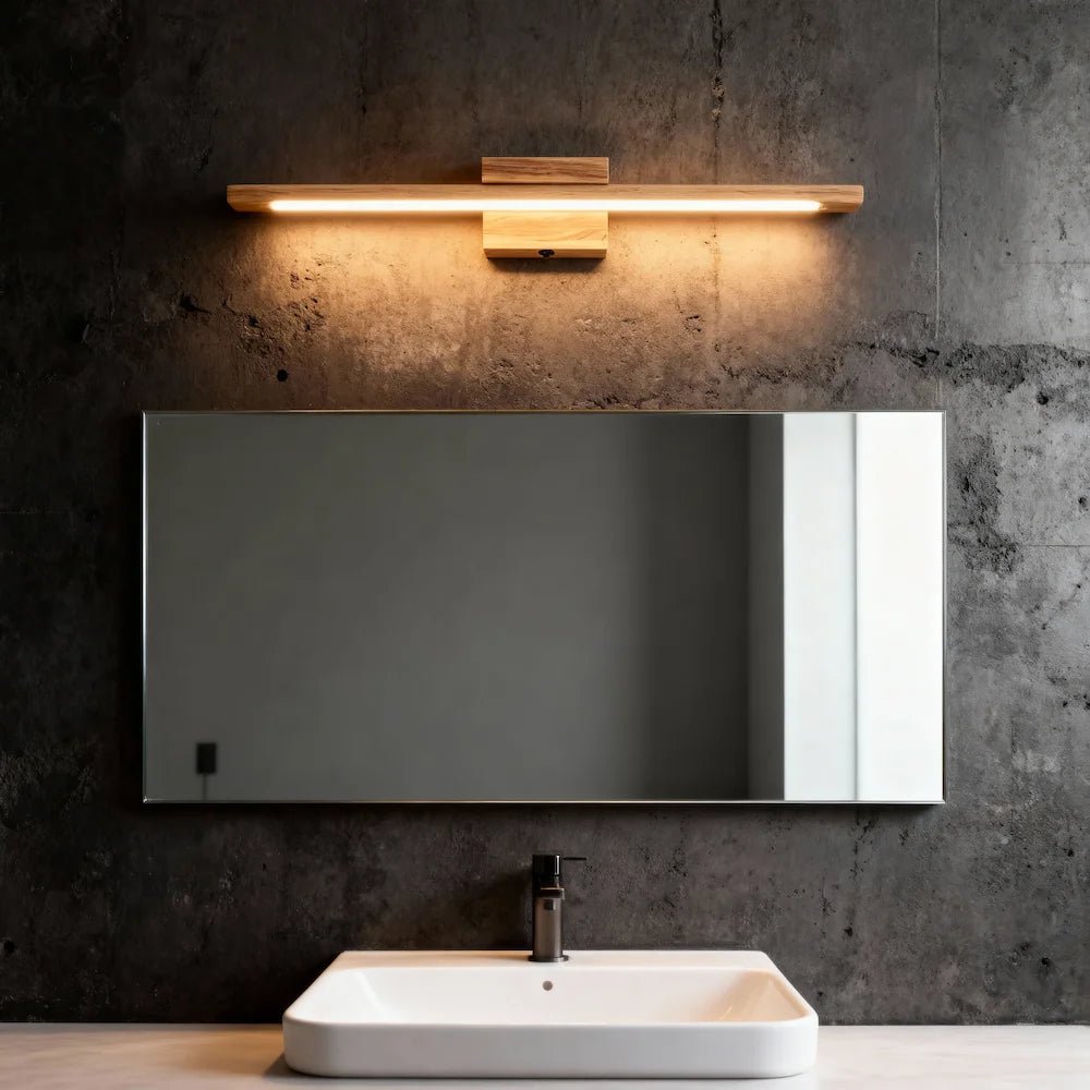 Applique Murale LED en Bois Massif Design Nordique Moderne - Luminenza - Bois