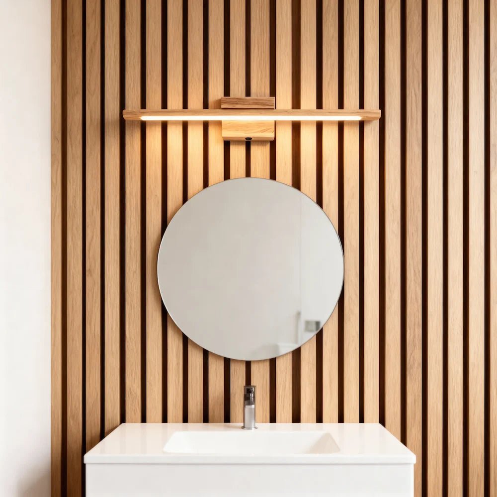Applique Murale LED en Bois Massif Design Nordique Moderne - Luminenza - Bois