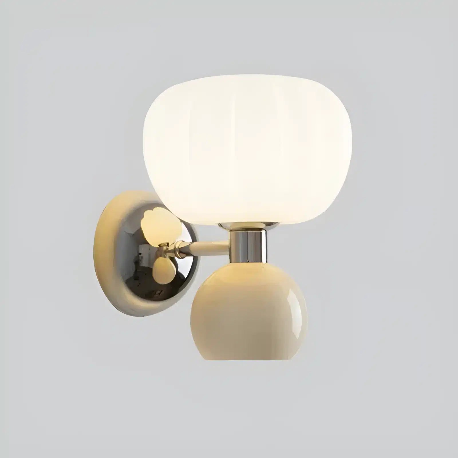 Applique murale LED en forme de citrouille pour chambre - Luminenza - Blanc