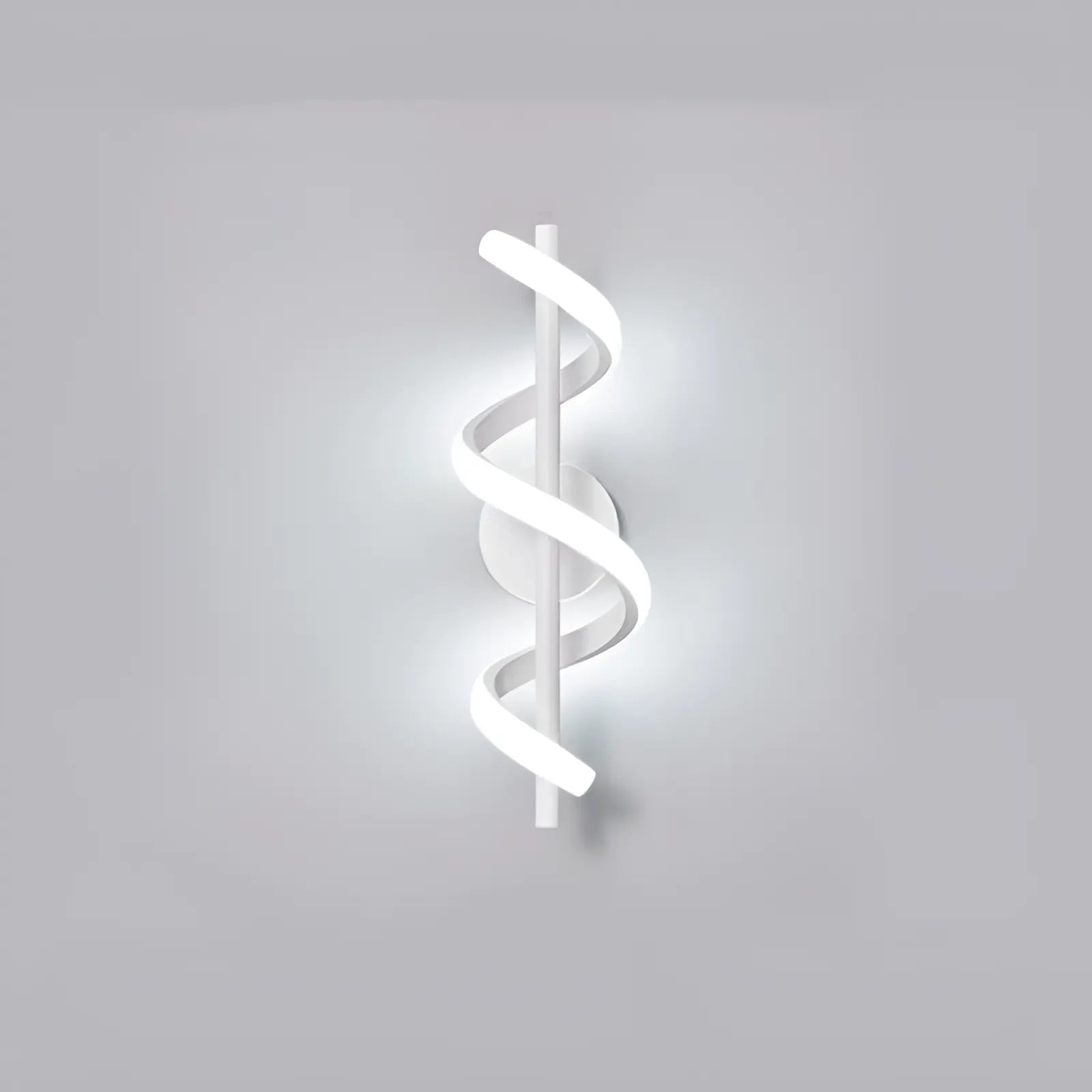 Applique murale LED en forme d'hélice de lumière pour chambre - Luminenza - Blanc