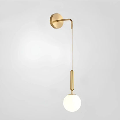 Applique Murale LED en Verre au Design Nordique Moderne - Luminenza - Doré