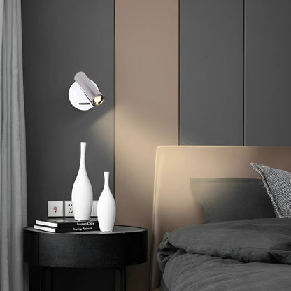 Applique murale LED encastrable pour chambre - Luminenza - Blanc